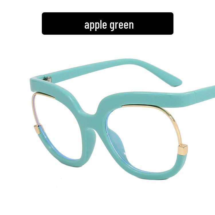 2022 Trendy Round Owl Eyeglass Frames: Anti-Blue Light European & American Style