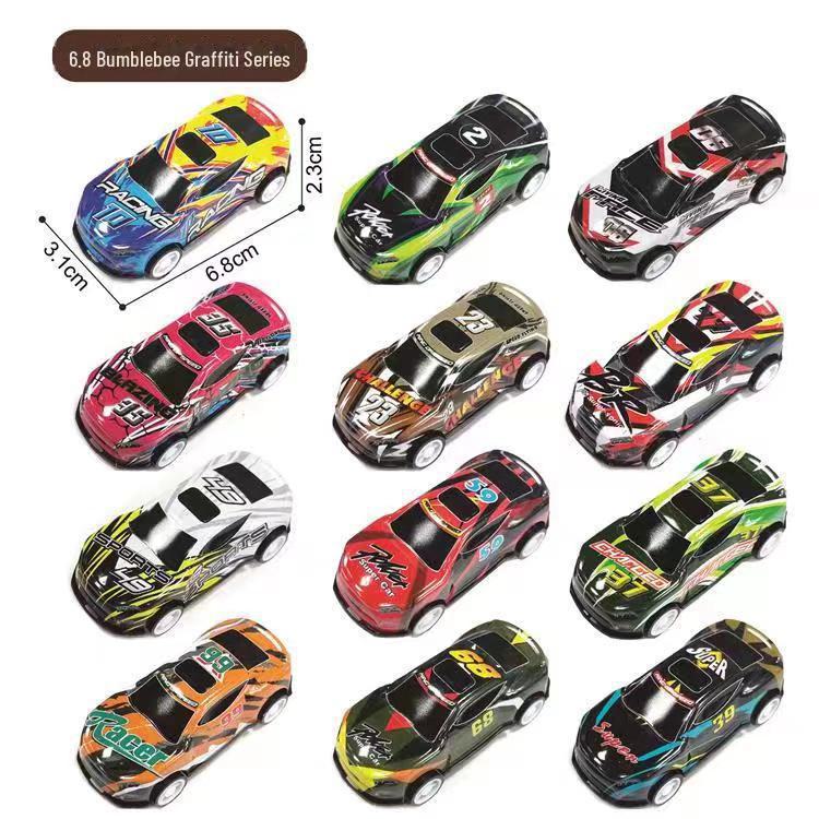 

6,8-дюймовая игрушечная гоночная машинка из сплава для детей - мини-машинка с инерционным механизмом