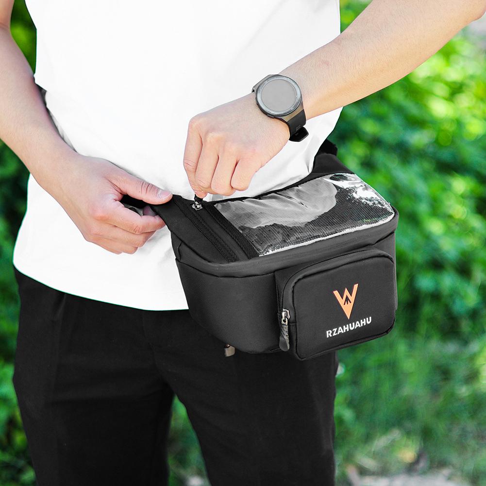 Touch Screen Motorcycle Handlebar Bag Large Capacity Motorcycle Front Bag Multifunction Waterproof Motorbike Accessories