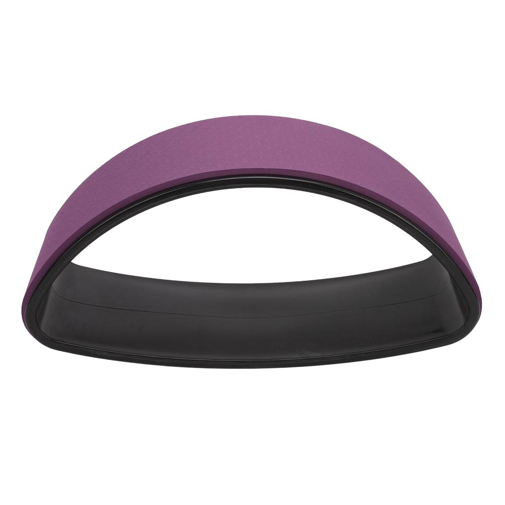 Back Stretcher for Lower Back Soreness Relieve Spine Decompression Non Slip Yoga Half Wheel Back Cracker Purple