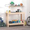 VidaXL Workbench Work Table Workstation Tool Bench Storage Bench Workshop Garage 110x50x80 Cm Wood of 822501