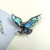 Vintage Shell Animal Brooch With Inlay Craft For Couples Gift Accessory