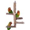 Parrot Activity Stand: Chewing Toys & Pepper Wood Rod for Birds
