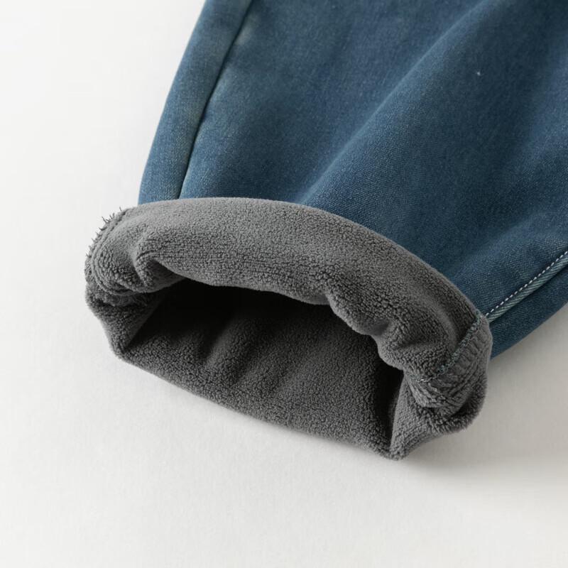 David Bella Boys' Fleece-Lined Denim Jeans