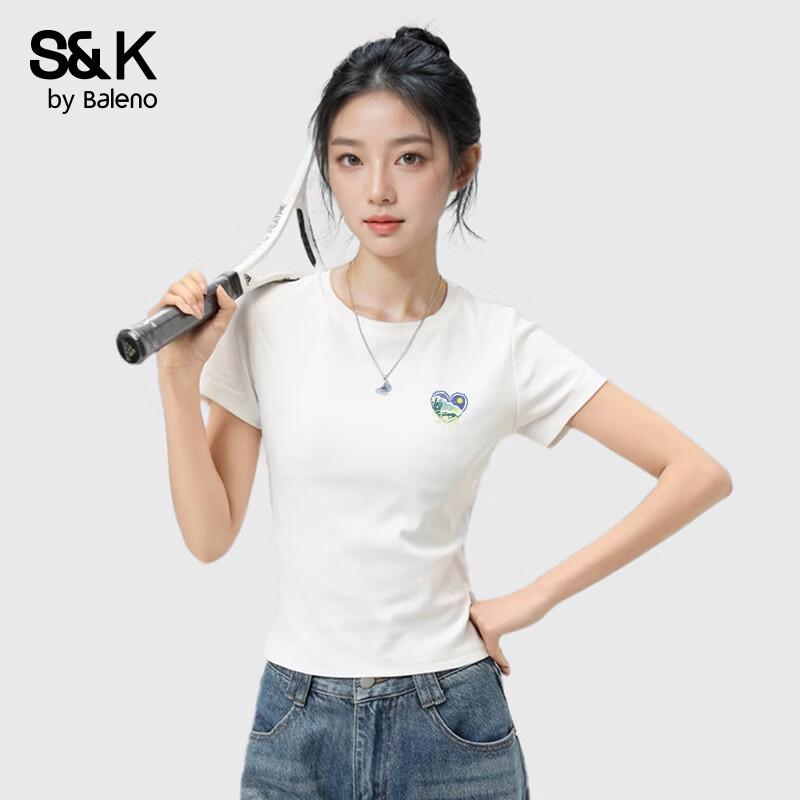 

Baleno S&K Slim Fit Short Sleeve T-Shirt S