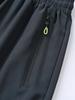 Men's Solid-color Quick-drying Shorts, Casual Slightly Elastic Drawstring Shorts, Suitable for Summer