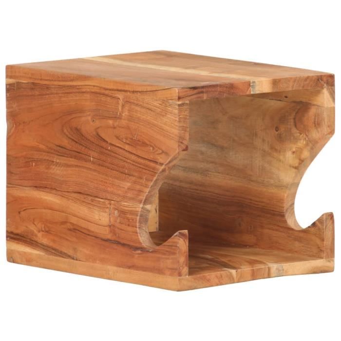 VidaXL Support mural de vélos 35x25x25 cm Bois d'acacia massif