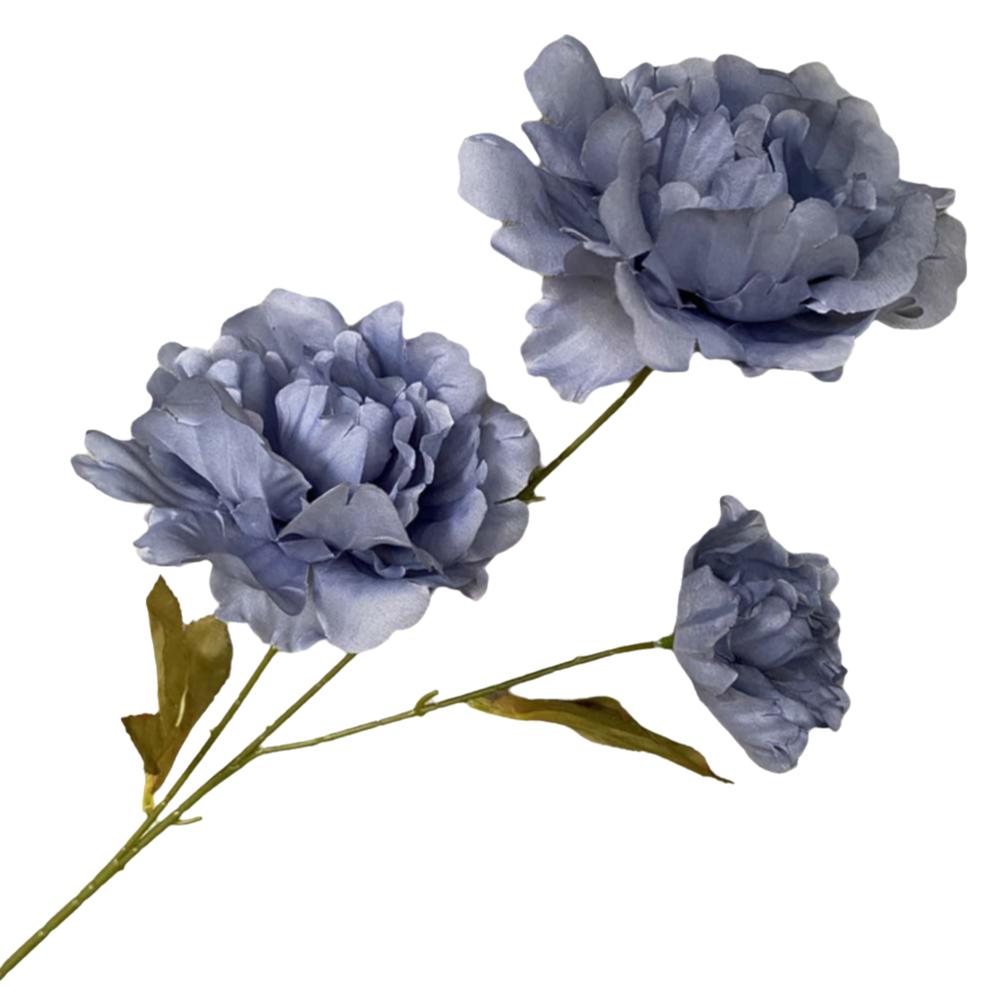 3 Heads Lifelike Flowers Multicolor Faux Flower Peony Peony Artificial Flower  Home Decoration