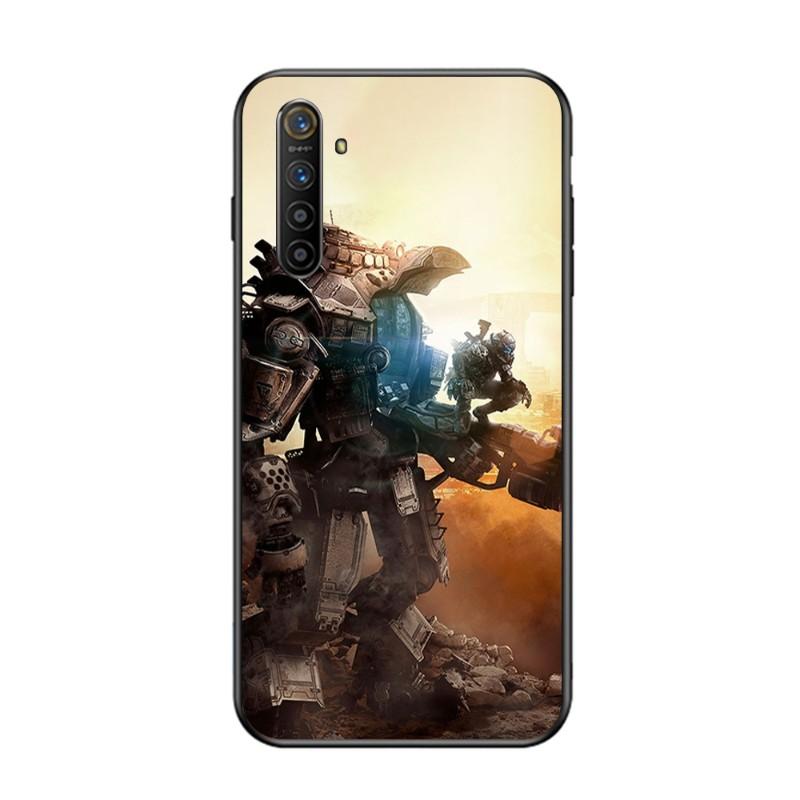 Cool Game Titanfall2 Phone Case For OPPO Find X5 X3 X2 A93 Reno 8 7 Pro A74 A72 A53 Soft Black Phone Cover
