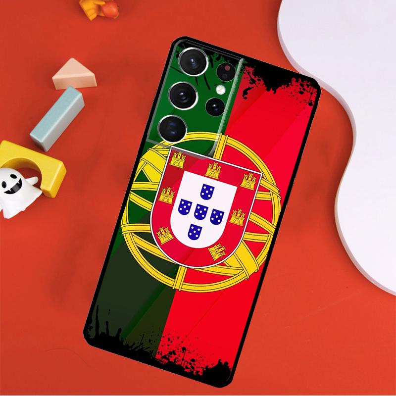 

Portugal Flag Phone Case For Samsung Galaxy S25 Ultra S24 Ultra S9 S10 S20 S21 S22 S23 Plus S24 FE Cover Galaxy S22