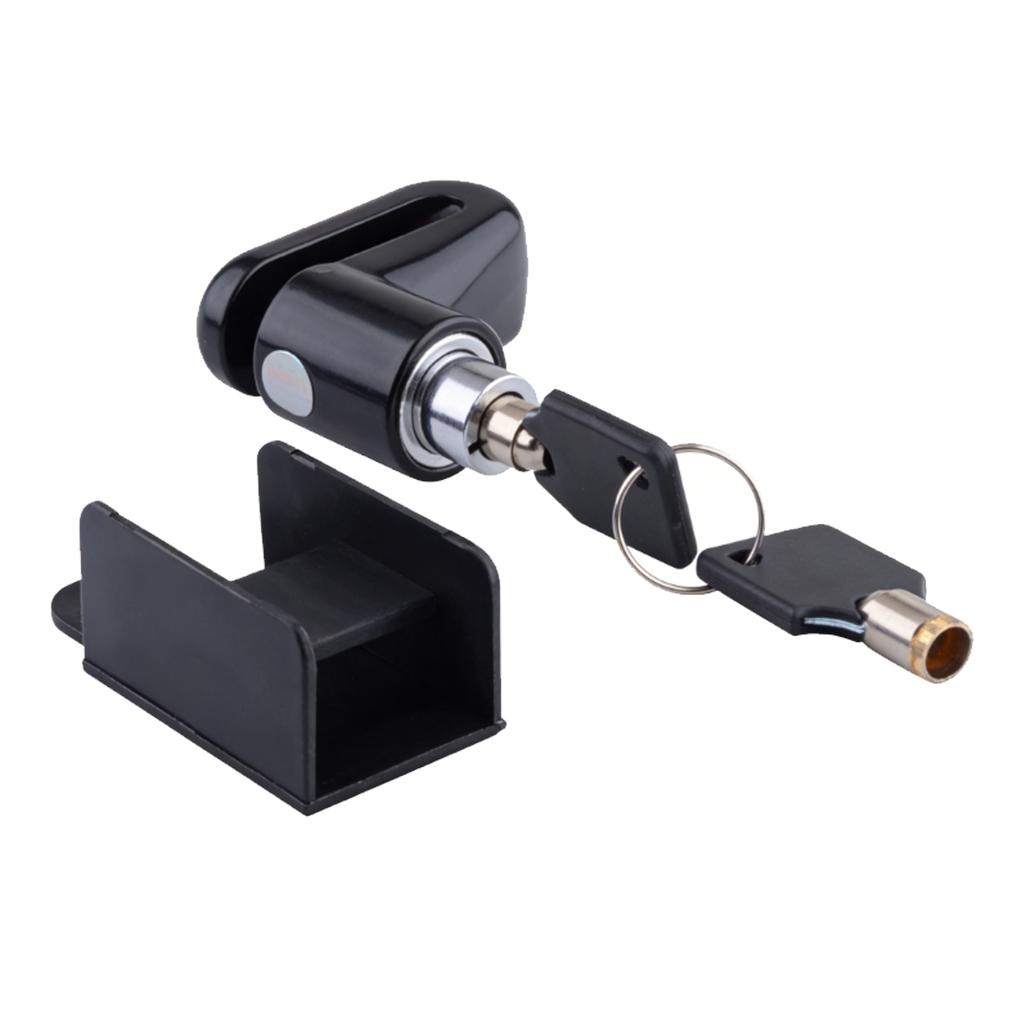 Bike Disc Brake Lock with Key Portable Anti Pry Anti Theft Wheel Disc Brake Lock for Mountain Bike Black Disc Brake Lock
