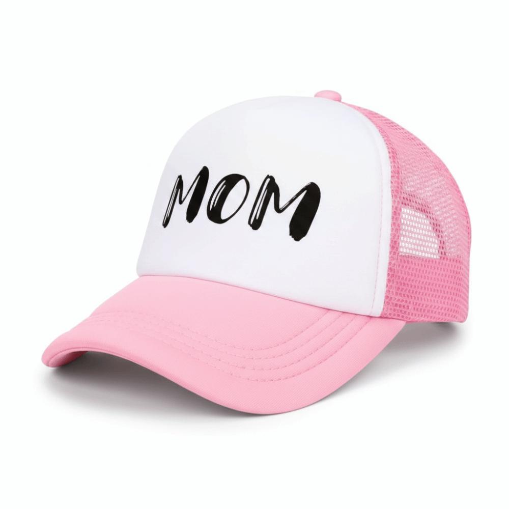 Dad Mom Mini Printed Family Baseball Cap Washed Cotton Breathable Parent-Unisex Baseball Hats Adjustable Mesh Baseball Hats