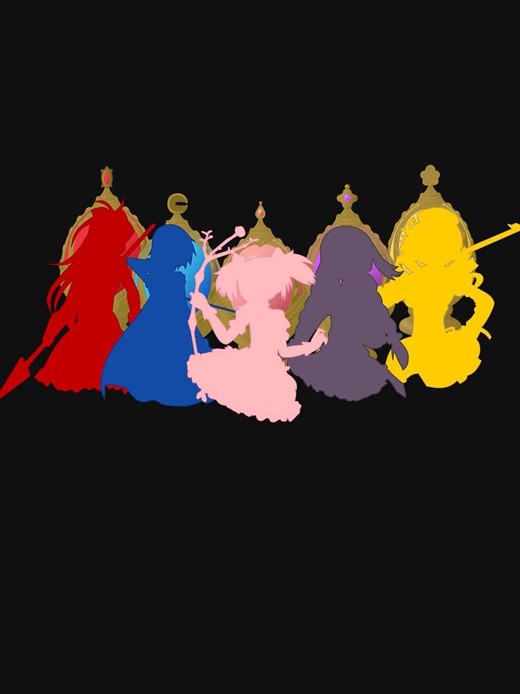 Magical Girl Friendship Squad Madoka Magica Group Classic Unisex T-Shirt