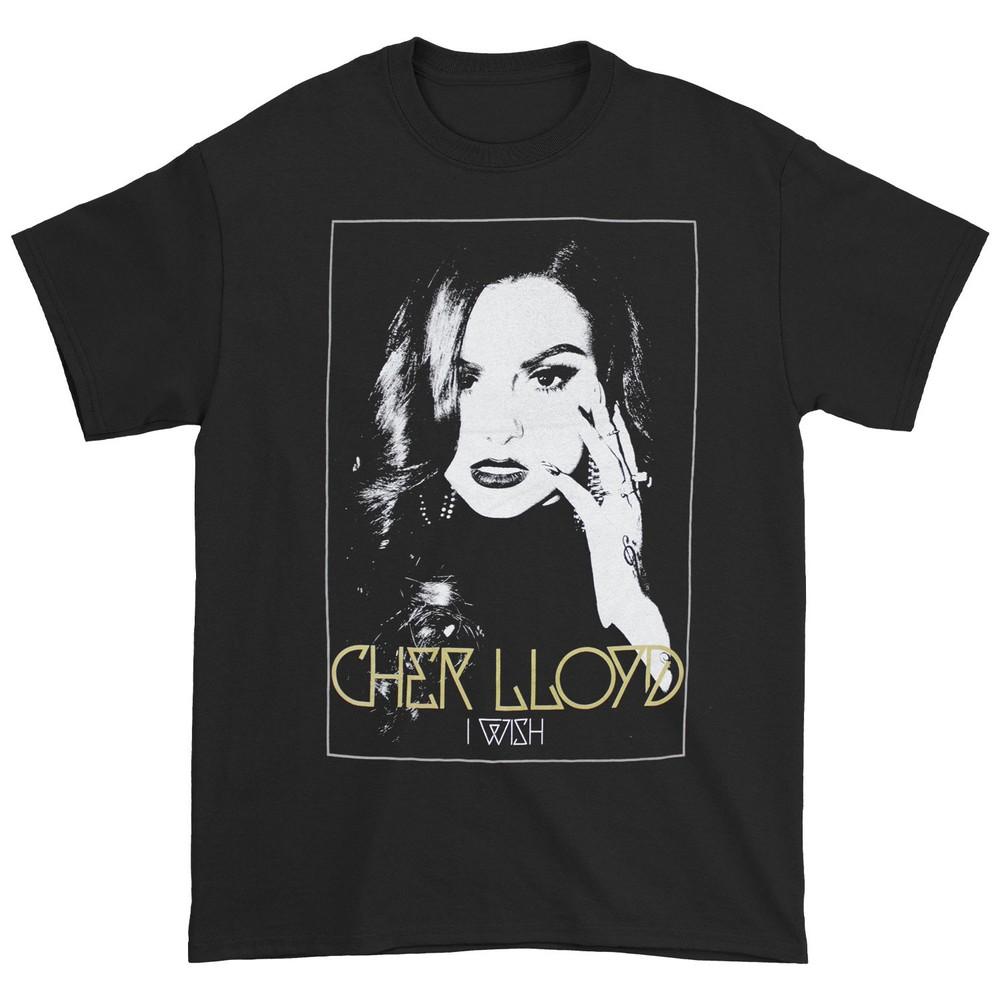 Men's Cher Lloyd I Wish Tour T-shirt Tall  Black