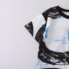 2026 New Boys' Summer Outfit: Stylish Infant Letter Pocket Short Sleeve Two-Piece Set