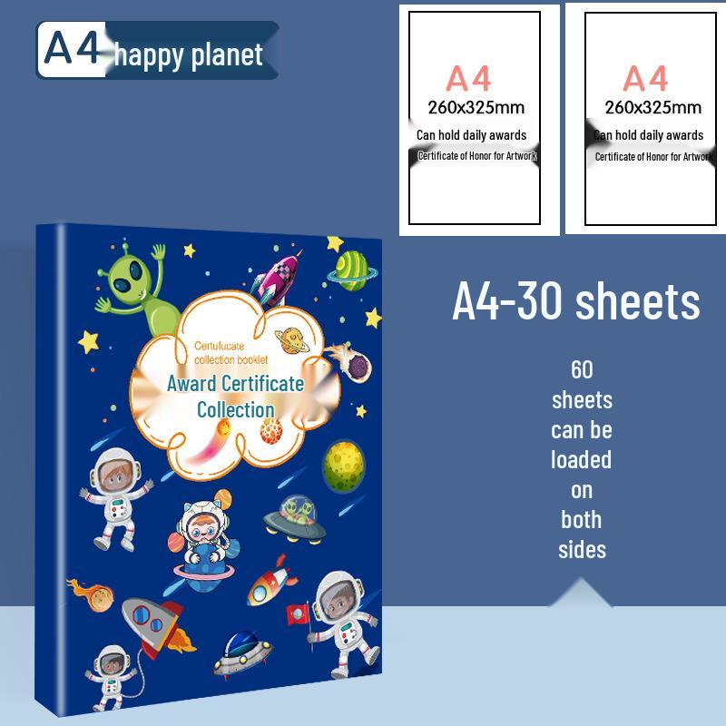 

Wall-Mounted Album: Creative Certificate and Toy Display Folder