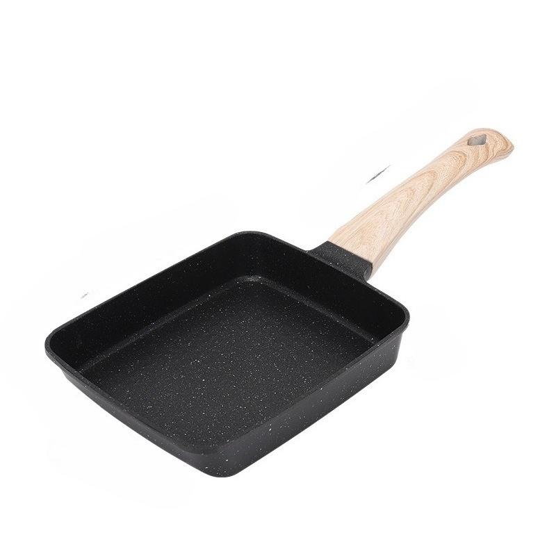 1Pc Tamakiyaki Frying Pan Maifanshi Pan Non-stick Pan Omelette Pan Steak Tamakiyaki Pan Square Pan