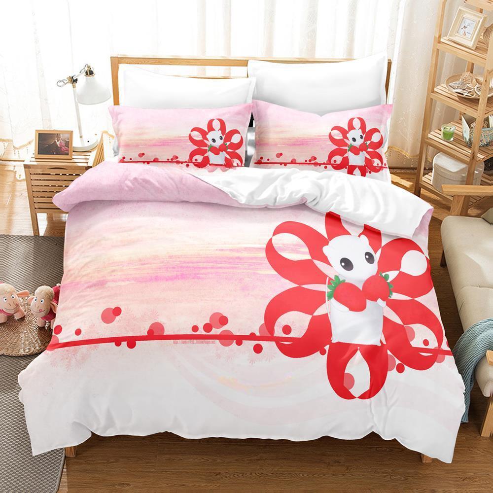 3D Print Anime Fruits Basket Bedding Set Single Twin Full Queen King Size Bed Set Adult Kid Bedroom Duvetcover Sets Home Textile