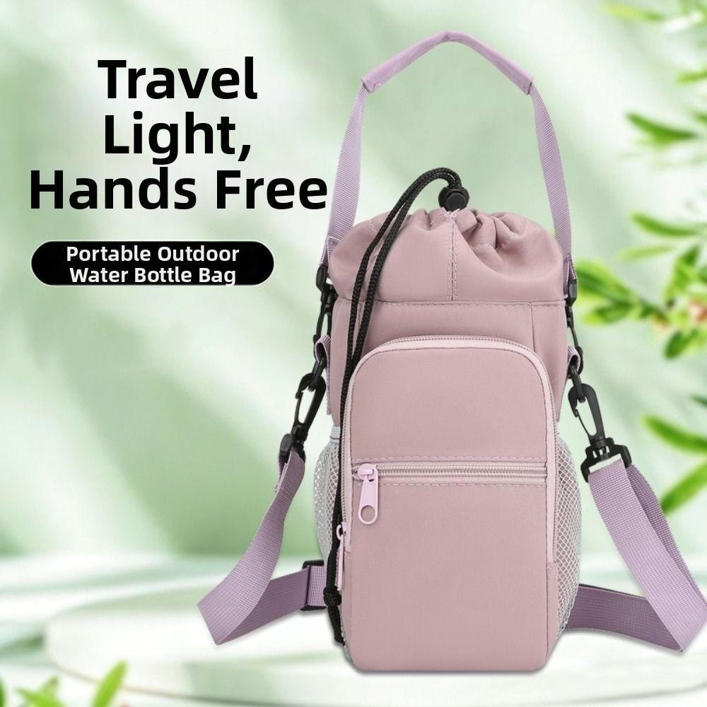 Hands-Free Portable Water Bottle Bag Waterproof Vacuum Cup Carrier Cover Outdoor Activities