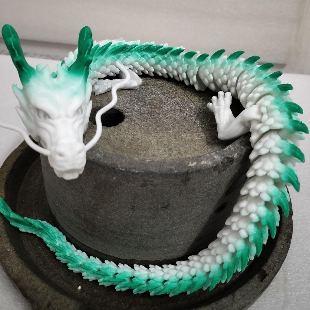 3D Dragon Ornament Moveable Body Joints Desktop Fish Tank Aquascaping Bonsai Decoration Lucky Dragon Crafts Home Decoration Gift