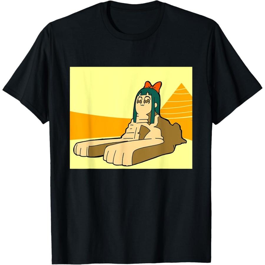 Футболка Pipimi Сфинкс Pop Team Epic XXXXXL чёрный