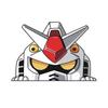 Funny Gundam Rx-78 Peeking Anime Car Sticker Vinyl Pvc Decal