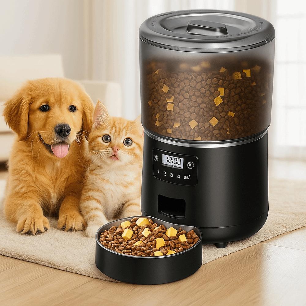 Timed Feeding Smart Pet Feeder 4L Dog Food Dispenser Electric Feeder APP Control Feeder  Home Use