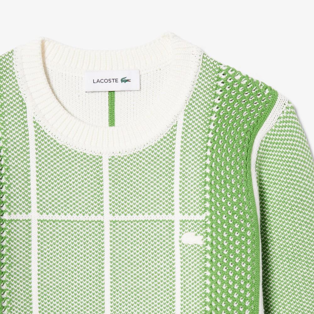 Lacoste Women's Tennis Court Jacquard Sweater AF9867-56G4IN