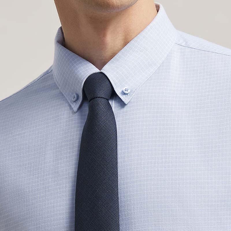 YOUNGOR Men's Business Casual Slim Fit Shirt