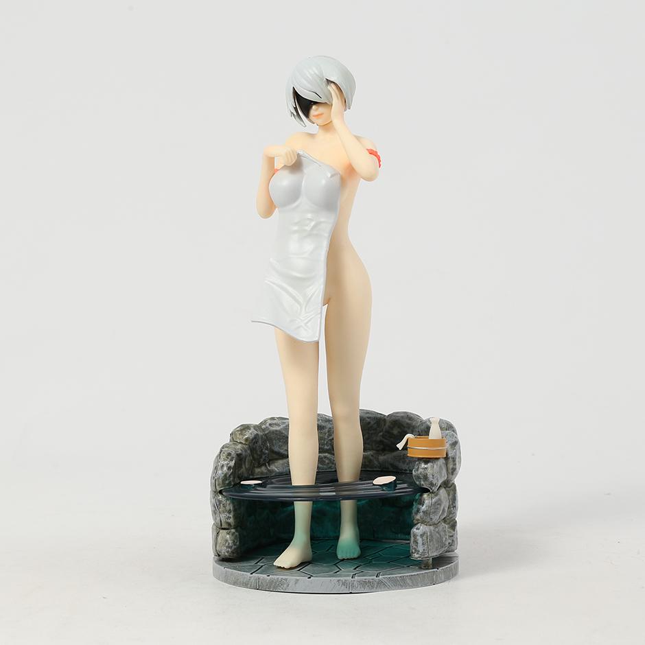 NieR Automata 2B YoRHa No.2 Anime Girl PVC Action Figure Toy Statue Adult Collection Model Doll Gift