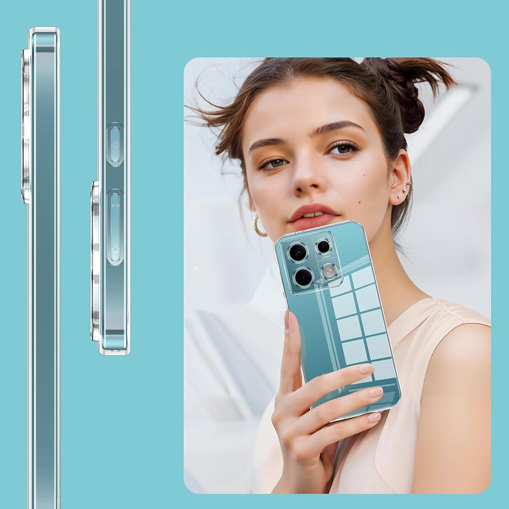 Transparente Silikon Weichhülle Für Xiaomi POCO X7 X6 X5 X4 X3 F6 F5 Pro F4 F3 5G Klar Ultra Dünne Hülle Stoßfeste Schale Coque