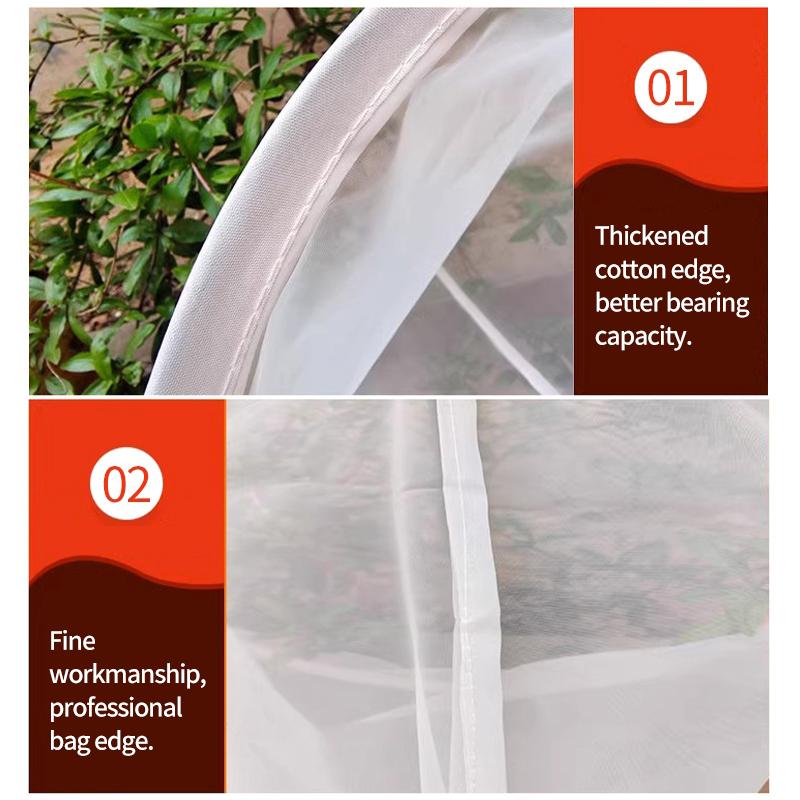 Včelí med Filtr Přesévací síto Sítko Nálevkovitá nylonová filtrační síť na nečistoty Včelařské speciální nástroje 1 ks