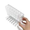 Quality Plastic 7-Slot Cosmetic Organizer Transparent Multi-Functional Table Sorting Box Makeup Holder Office