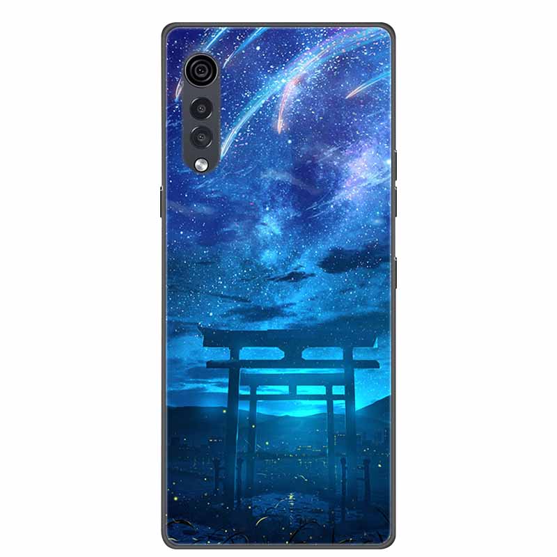 Pour Étui LG Velvet Silicone Noir TPU Souple Coque Arrière Pour LG Velvet2 Pro Funda Pour LG Velvet 5G LM-G900EM Pare-chocs Coque Capa