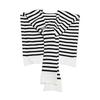 Korean Striped Shawl for Women - Lightweight Knit Cardigan for Spring, Summer, and Autumn; Ideal for Air-Conditioned Rooms