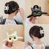 Cute Cat Hair Clip Cartoon Large Hairpin For Women Girl Sweet Style Cat Cross Claw Clip Fashion Hair Accessories