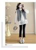 Spring 2026 Tassel Denim Vest & Korean Lace Patchwork Shirt Two-Piece Set