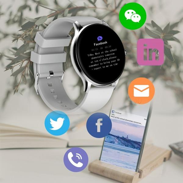 NORTH EDGE NL12 Cvičebné stopky Monitorování krevního tlaku Ovládání hudby Hodinky s dotykovou obrazovkou a měřením srdeční frekvence v reálném čase