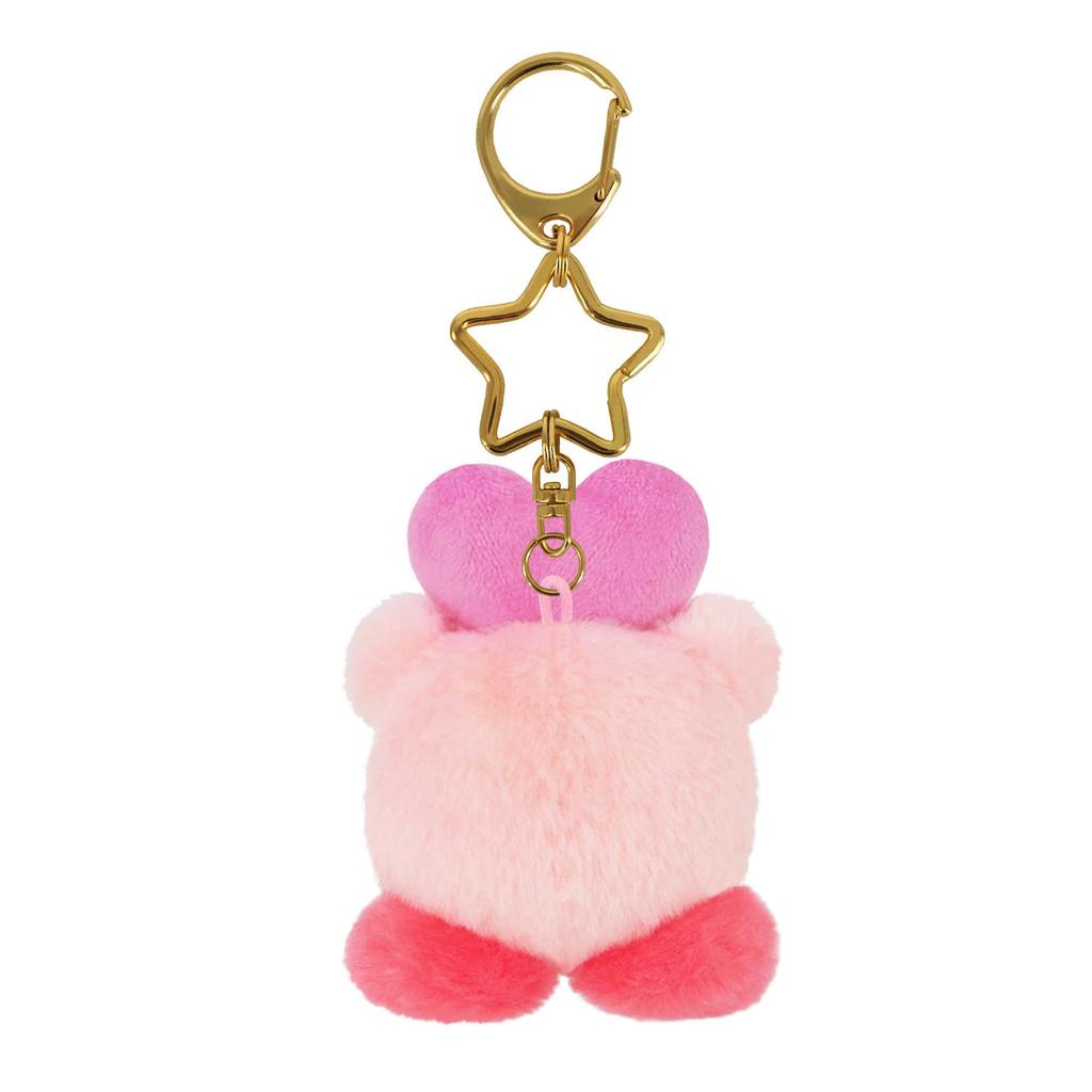 [Sanei Boeki] Kirby's Dream Land Mini-Mofu Mascot Keychain Friends Heart Throw Plush Toy