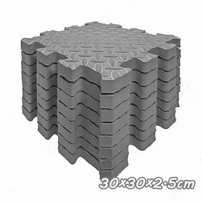 6Pcs 2.5cm Thickening Baby Interactive Game Carpet Anti-slip and Shockproof Living Room and Bedroom Mat Children's Room Carpet