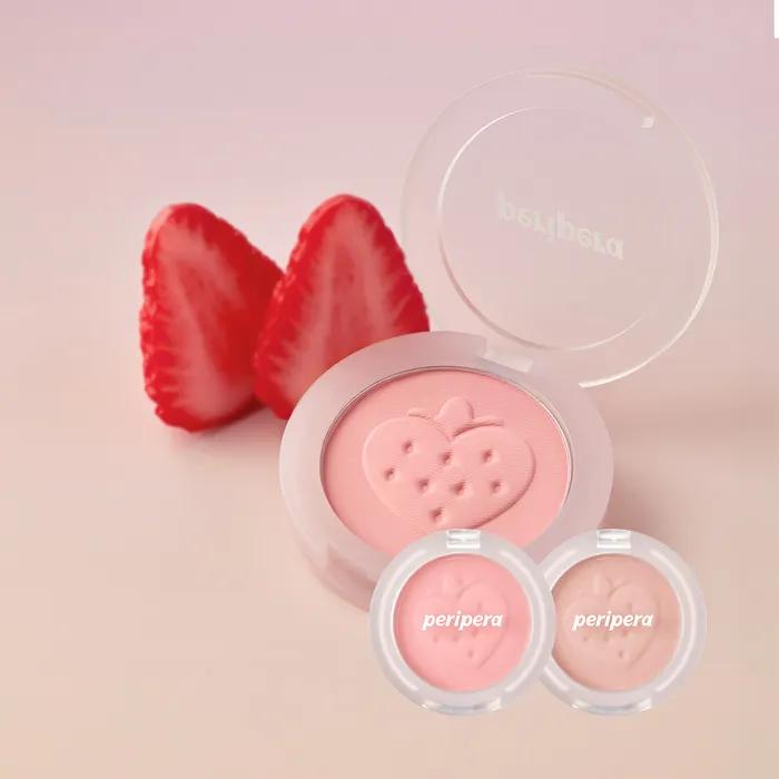 

[2 штуки][Коллекция Softberry] Peripera Clear Sunshine Cheek 027 Strawberry Harvest (Soft Berry)