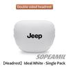 Car Suede Leather Headrest Seat Waist Cushion Pillow Jeep Patriot Commander Renegade Compass Grand Cherokee Wrangler Gladiator QW1