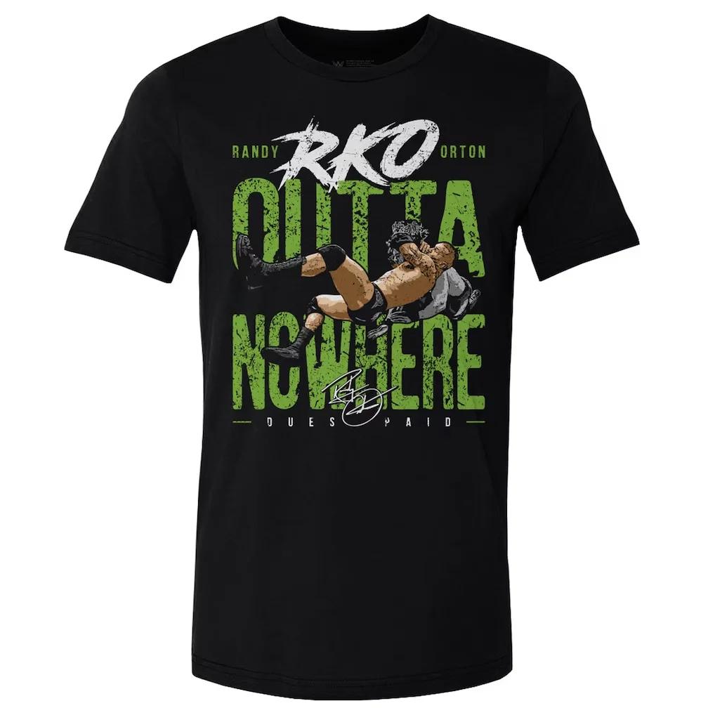 2026 Neues Randy Orton Serie Reines Baumwoll-T-Shirt für Herren und Damen Sommerkleidung Mode Lässig Kurzärmeliges T-Shirt Streetwear