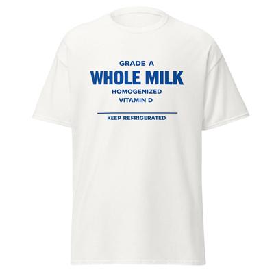 Milk Costume Shirt - Funny Halloween T-Shirt Costume For Foodies, Unisex