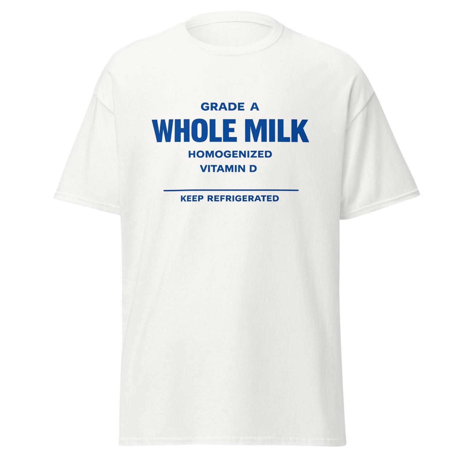 Milk Costume Shirt - Funny Halloween T-Shirt Costume For Foodies, Unisex 3XL