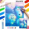 Oil Painting DIY Digital Painting Soul Movie Characters Wall Art for Living Room and Entryway Decoration.