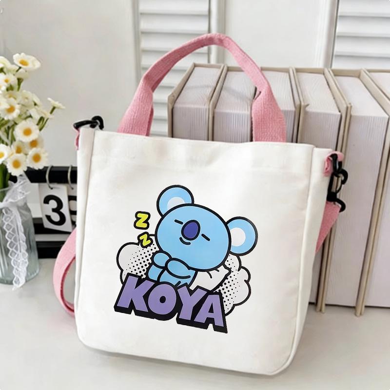 Korean Boy Group Canvas Shoulder Bag - Best Seller Student Handbag