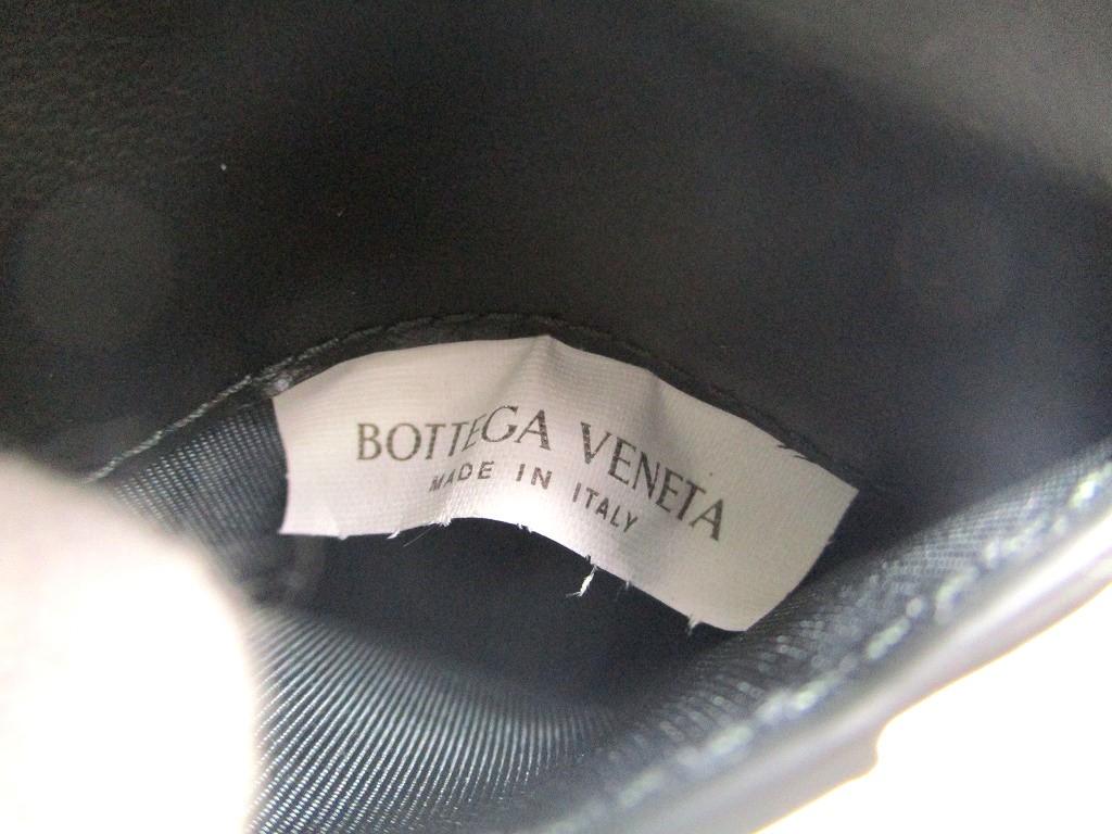 Authentic BOTTEGA VENETA Black Leather Small Cassette Bi-Fold Bill Wallet #a417  Refurbished