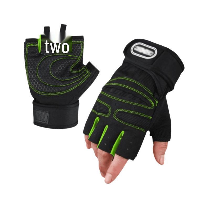 Unisex Half-Finger Fitness Gloves for Weightlifting, Yoga, Mountaineering, Sports, and Cycling.
