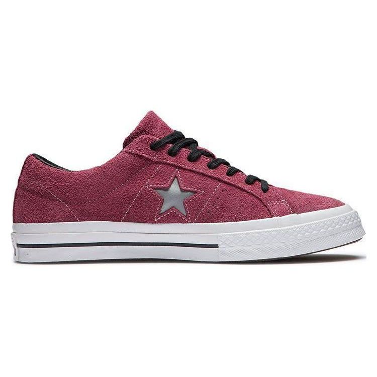 Converse One Star Wildleder Lässig Bequem Low Top Sneakers Unisex-Sneakers Rosarot 165955C